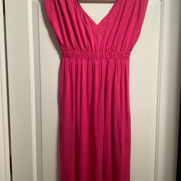 Ingrid & Isabel pink jersey maternity baby shower dress M - Picture 2 of 4